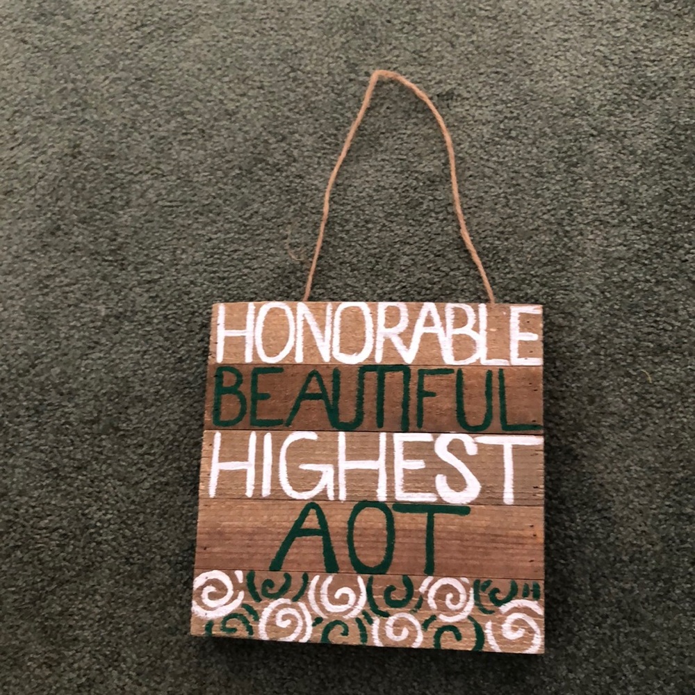 Hanging sign
